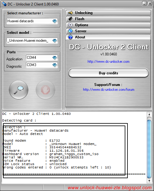 Zte unlock client free download